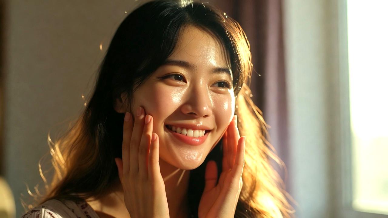 潤いのある肌を目指す日常習慣をイメージしたビジュアル