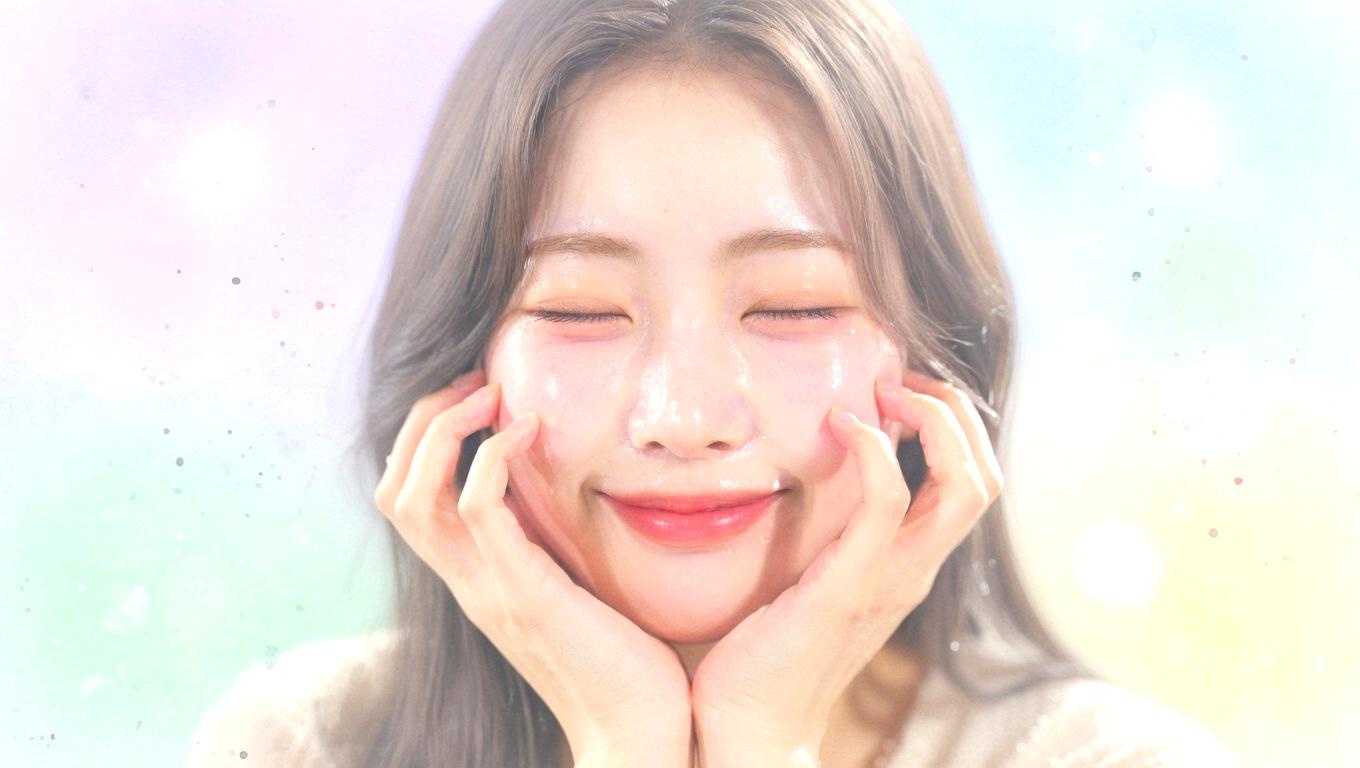 年齢とともに減少する肌の水分量を示したイメージ