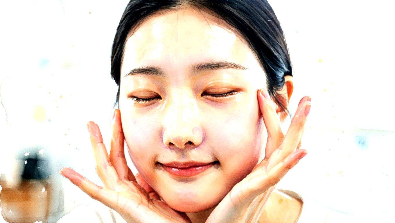 保湿アイテムを比較して選んでいるシーン