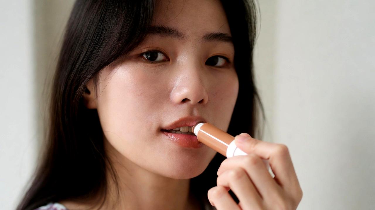 ティントやグロスなど異なるリップ種類のテクスチャ比較