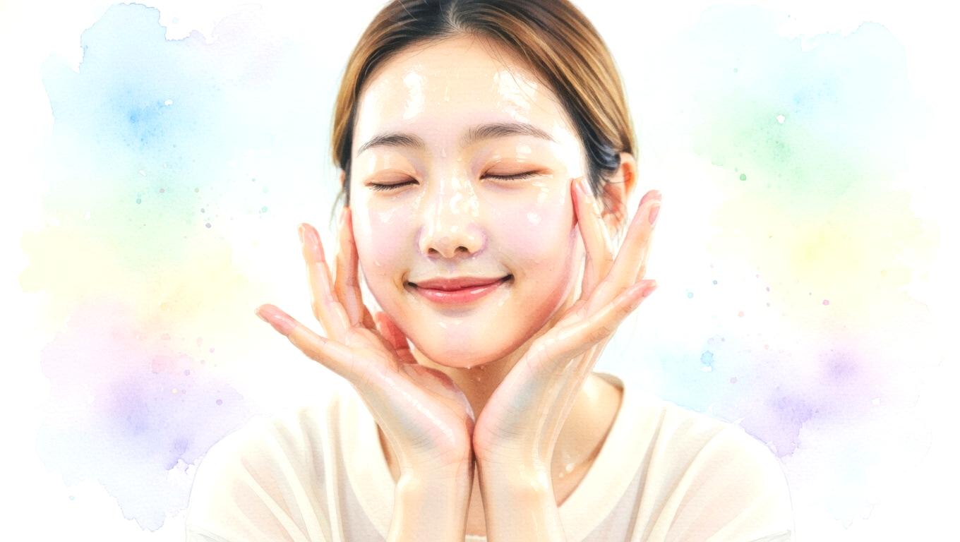 目元をこすらないことの重要性を伝える女性の横顔イメージ