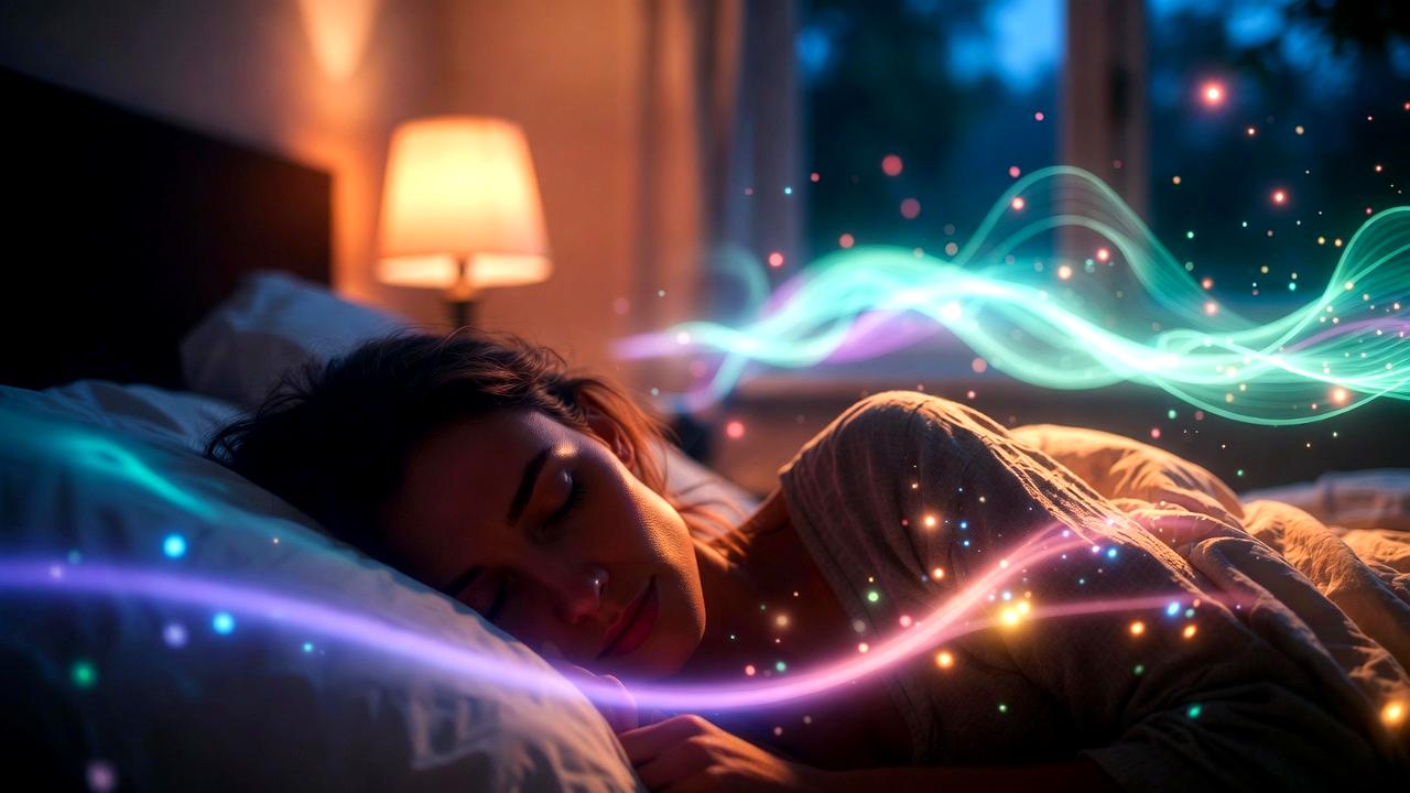 睡眠不足やストレスが肌に影響する様子のイメージ