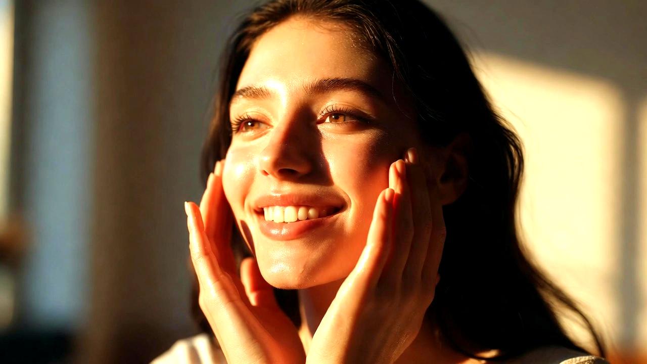 夜に手のケアを丁寧に行う落ち着いたライフスタイルイメージ