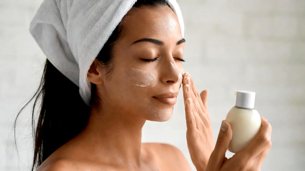 透明感のある美肌を目指すスキンケアと保湿のイメージ