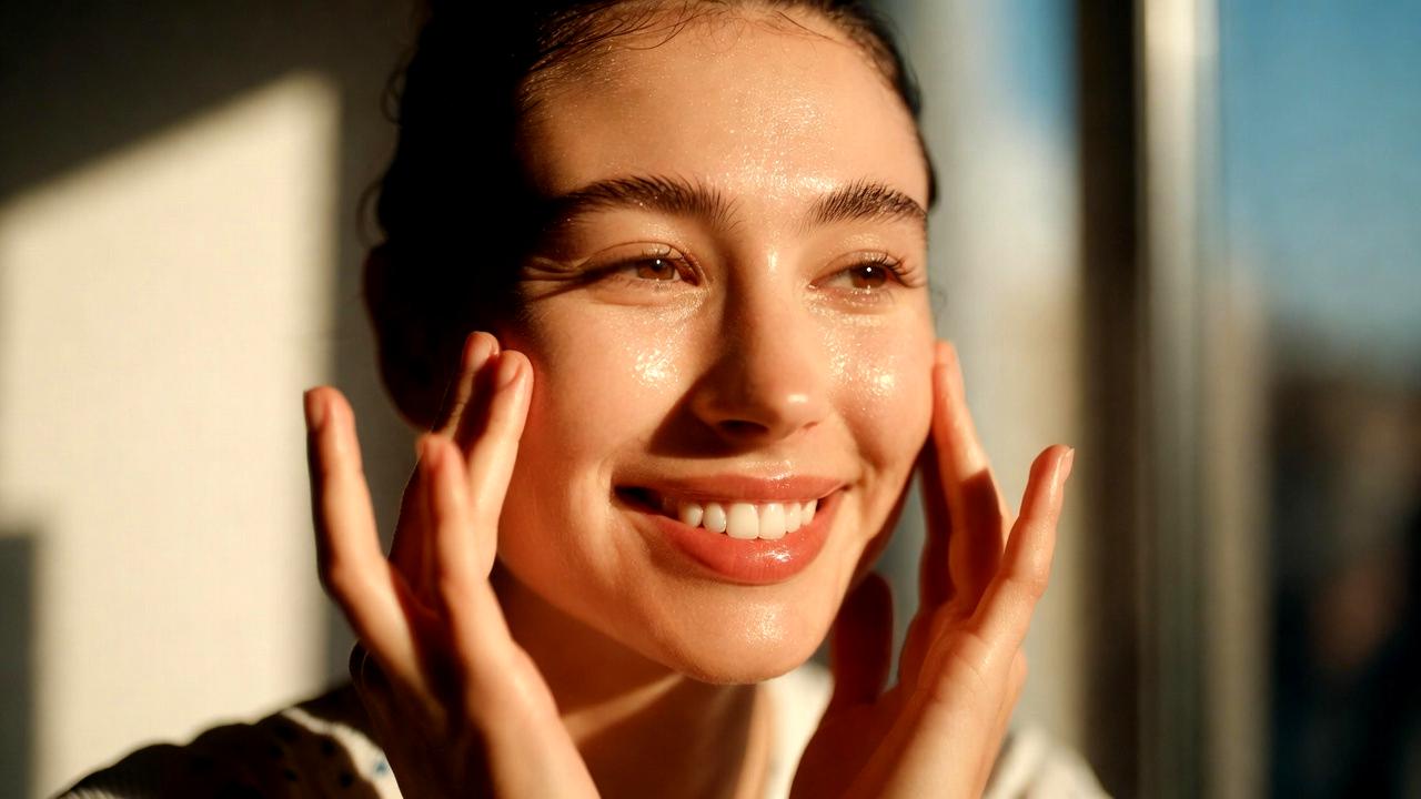 健康的な生活習慣で美しい目元を保つイメージ