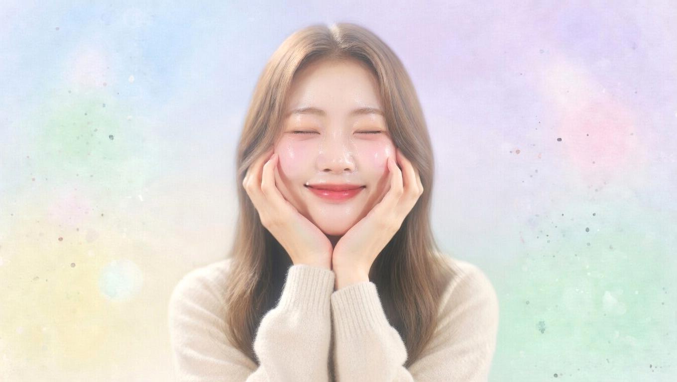 洗顔やクレンジングで肌が乾燥する様子を表現したイメージ