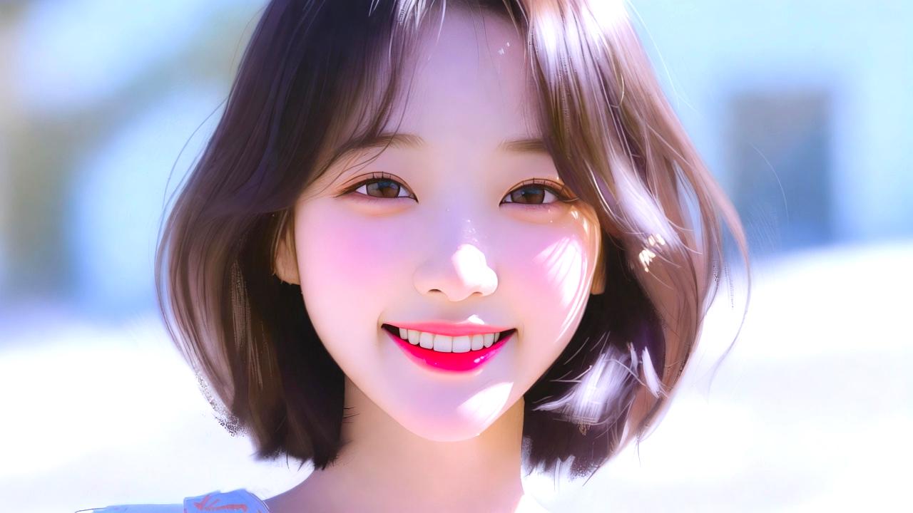 チークとリップで顔の余白を減らし垢抜けるメイクイメージ