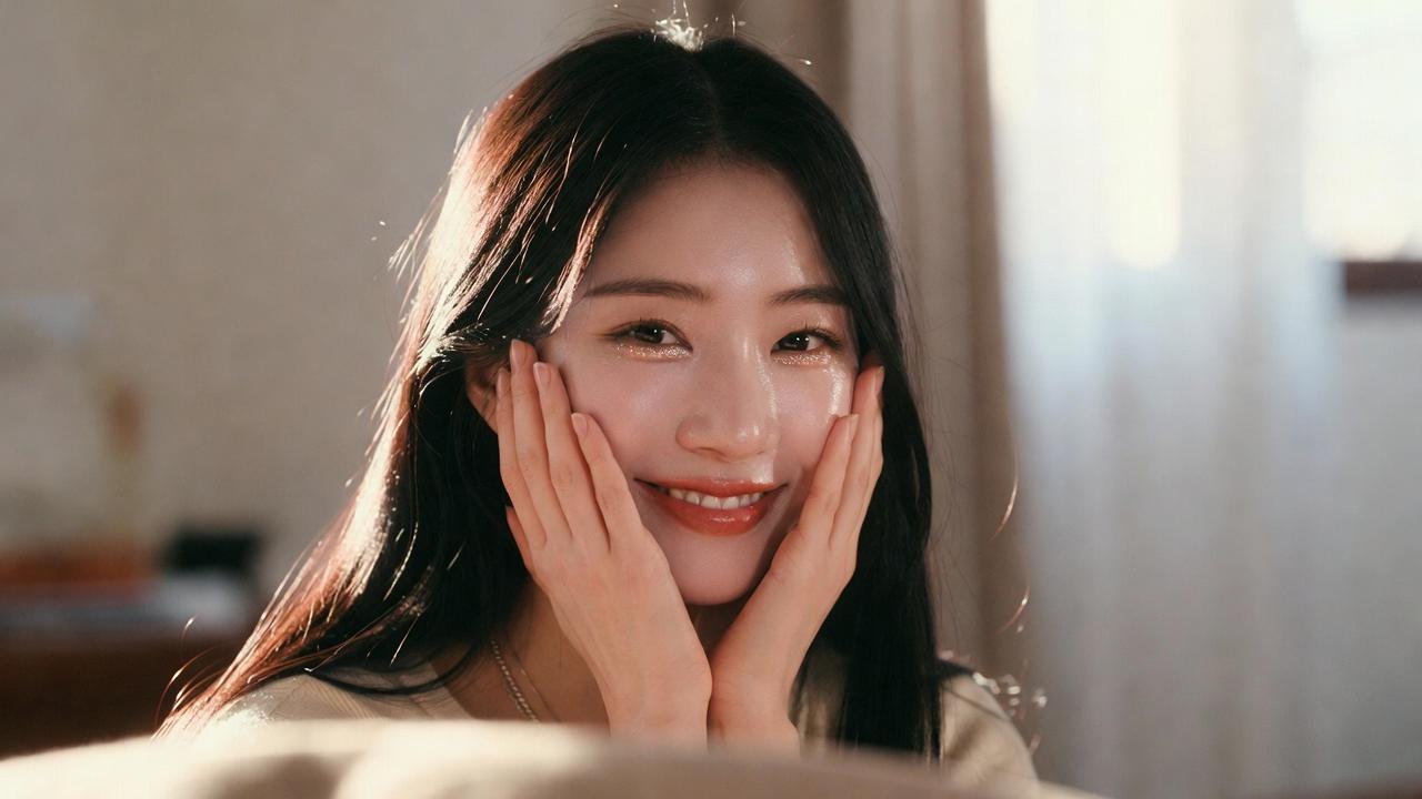 丁寧にハンドクリームで保湿ケアをする美しい女性の手元