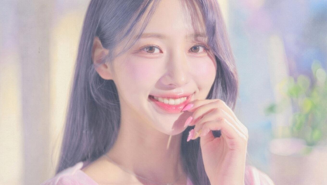 韓国風リップで大人可愛く仕上げた20代後半女性の美しいメイクイメージ