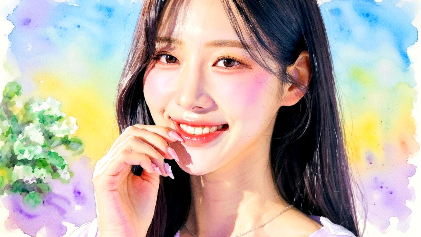 コットンで優しく押さえてアイメイクを落とす丁寧なケアシーン