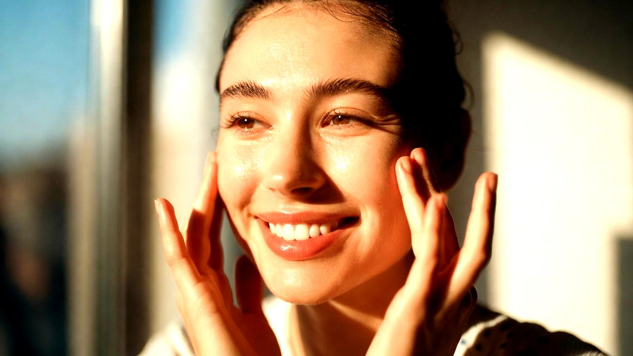 透明感のあるベースメイクで垢抜ける仕上がりイメージ