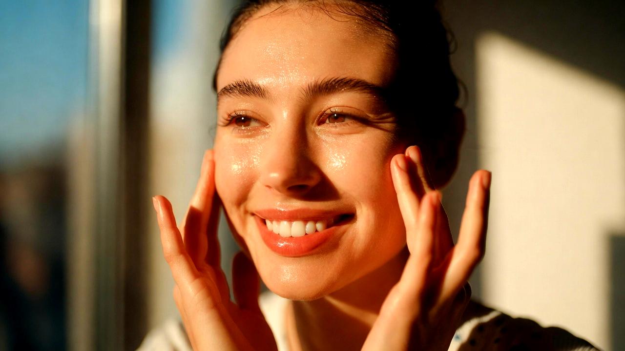 すっきりとした表情で自信に満ちた女性の美しい横顔