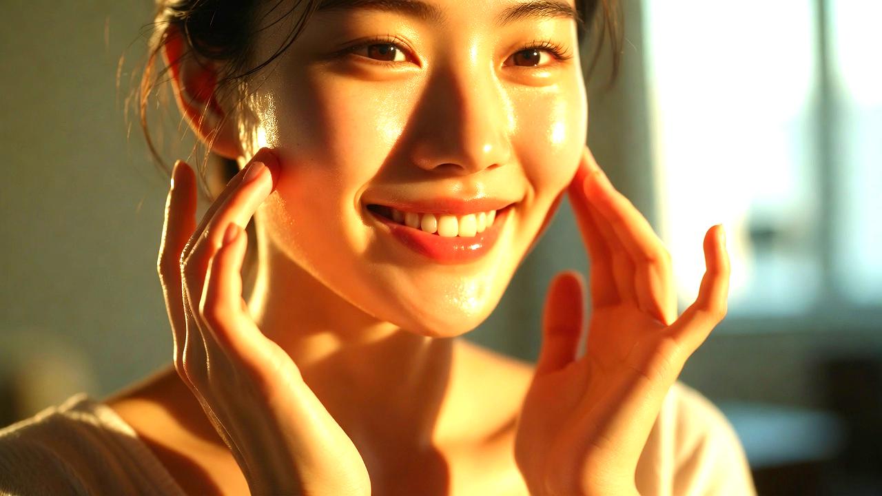 無意識の生活習慣が肌に影響する様子を表すイメージ