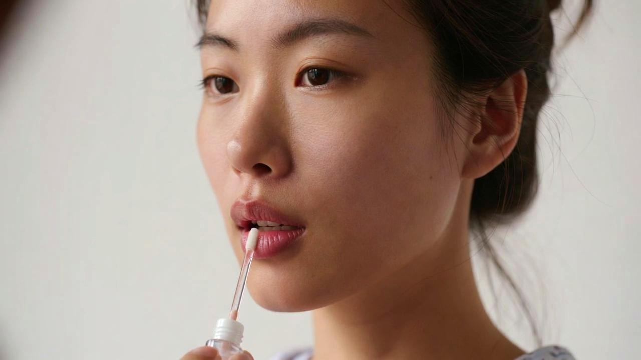 韓国コスメのリップアイテムが並んだトレンド感のあるビジュアル