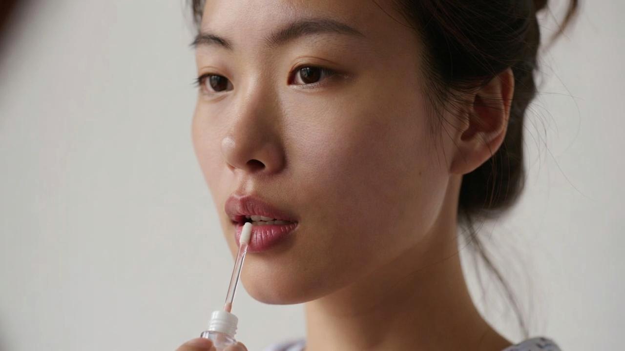 リップ以外にもチークやアイメイクでうさぎ顔を作る全体イメージ