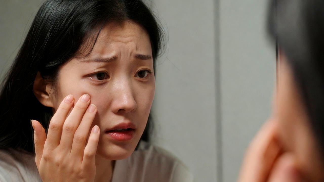 朝の習慣で目元がすっきりする様子を表現したイメージ