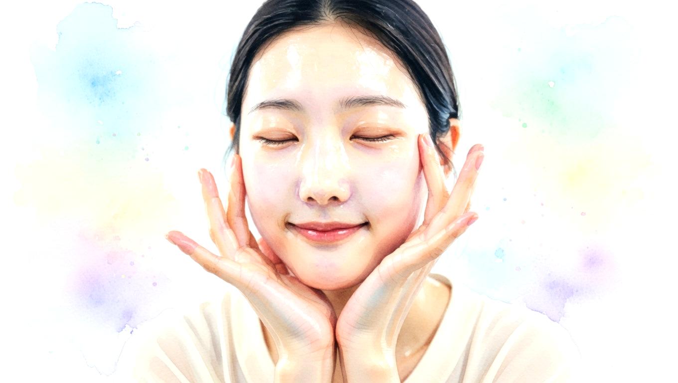 なめらかな小鼻と自信ある表情の女性を描いたまとめイメージ