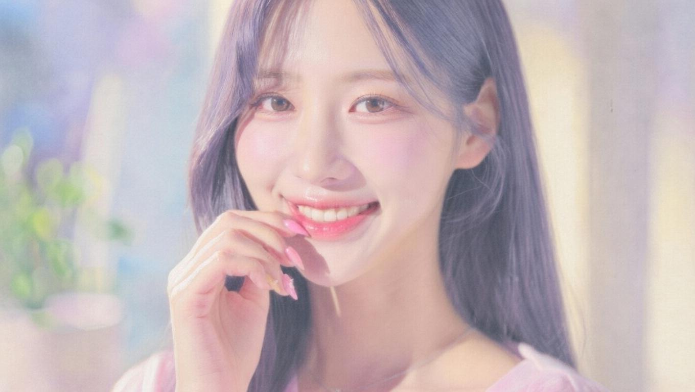 血色がよく美しい唇で微笑む女性のイメージ