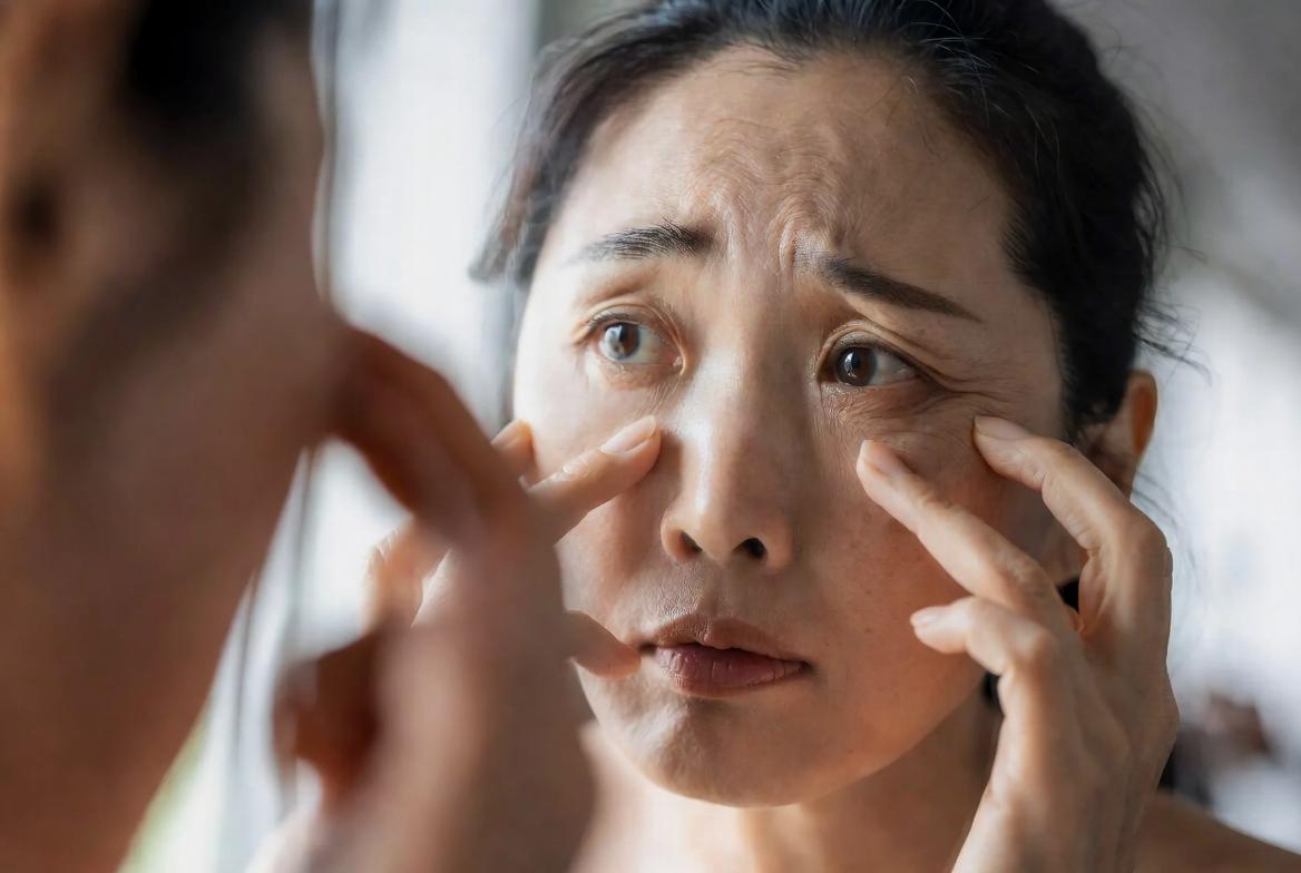 毛穴の開きとクレイパックの関係を説明する肌の断面イメージ