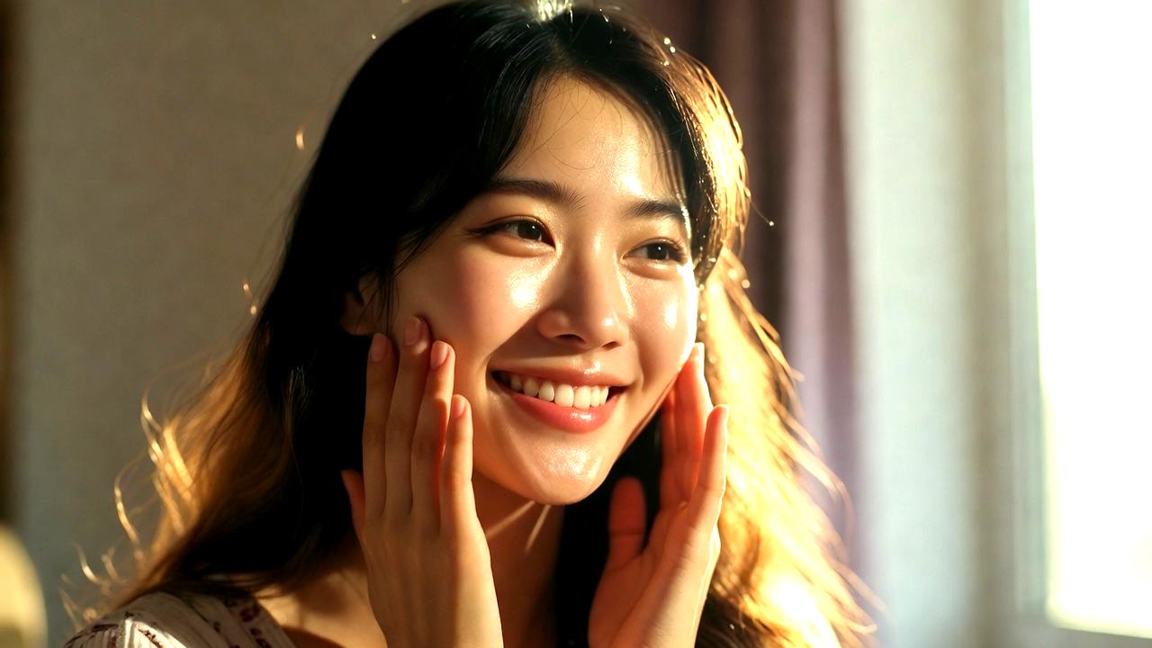 敏感肌でも安定した美肌を目指すためのシンプルで上質なスキンケアルーティンのイメージ