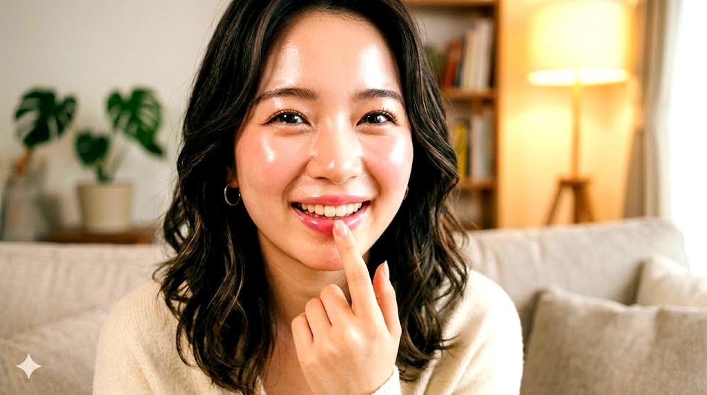 紫外線ダメージで乾燥し荒れた唇を示す美容ケアのイメージ