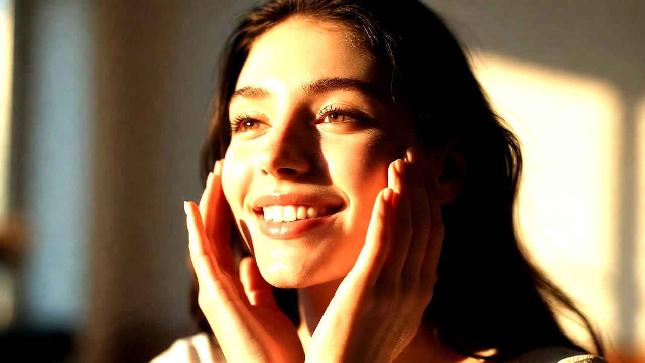 夜のスキンケアで美肌を育てる上質なベッドルームの情景