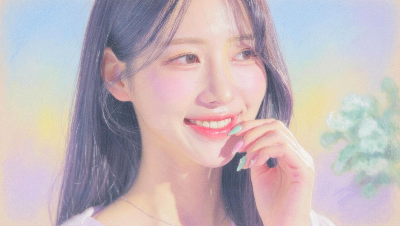 韓国コスメを使ったトーンアップで明るい素肌感