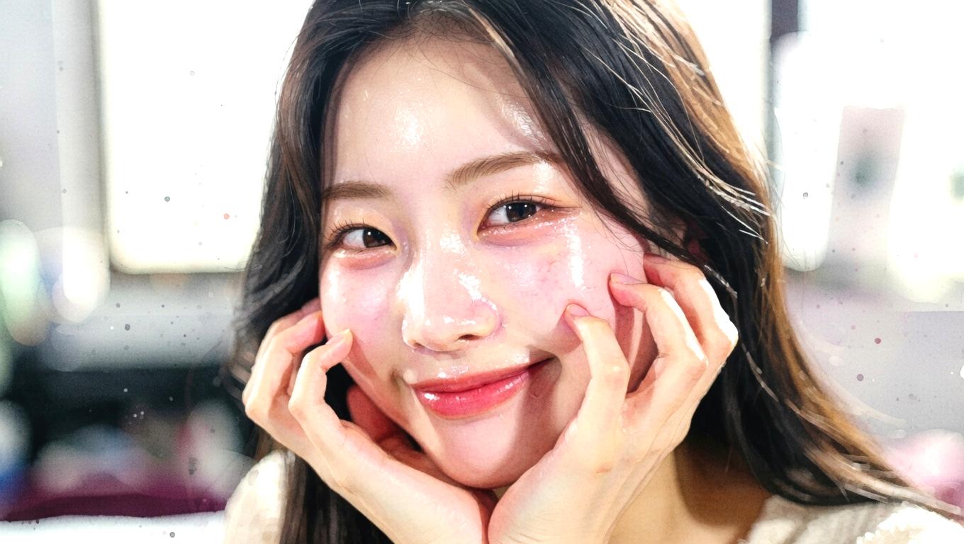 洗顔後の保湿ケアで毛穴を整えるスキンケアイメージ