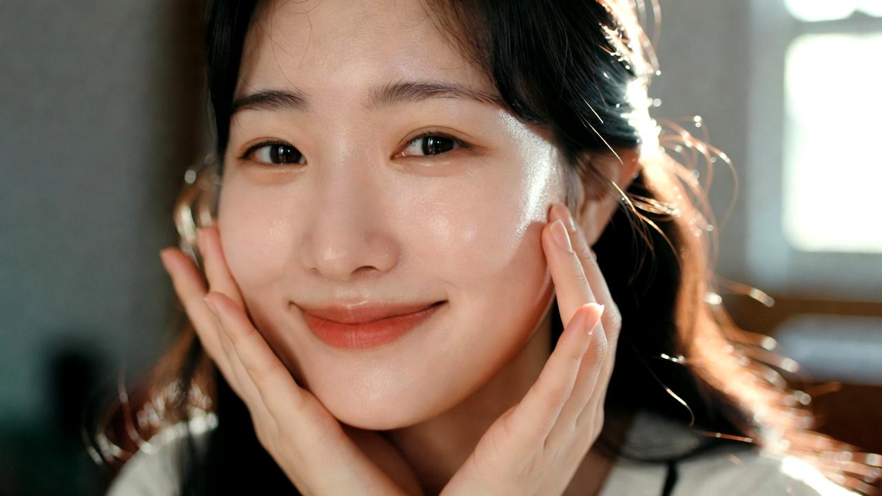 保湿ミストやスキンケアアイテムが並ぶ美容デスクのイメージ