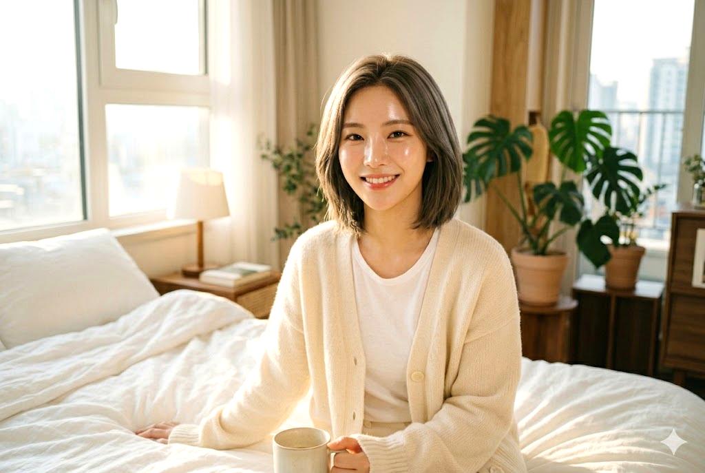 夜のナイトルーティンで肌が整っていくリラックスしたスキンケア時間