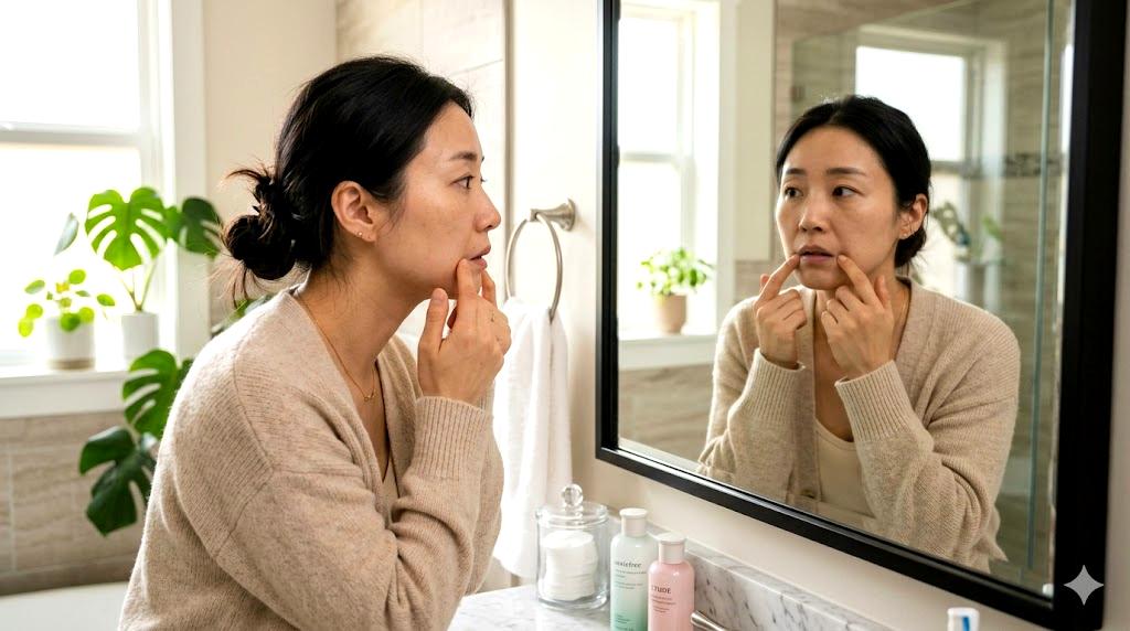 体質に合わせてドクダミ茶を選ぶ注意点と健康的な美容管理のイメージ