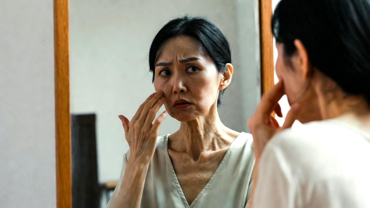 スキンケアと食事を組み合わせた内側からの美容ケアイメージ