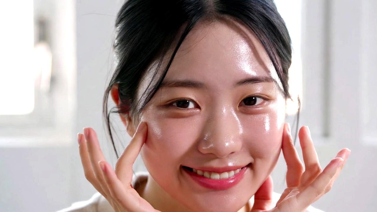 透明感のある肌で微笑む大人女性のイメージ