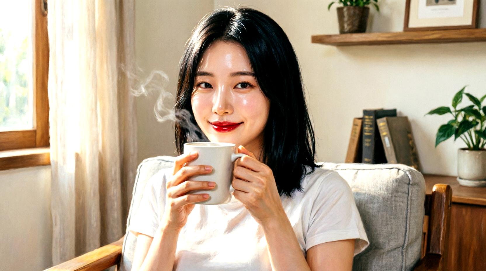 毛穴ケアに役立つ飲み物習慣で内側から透明感のある美肌を目指すイメージ