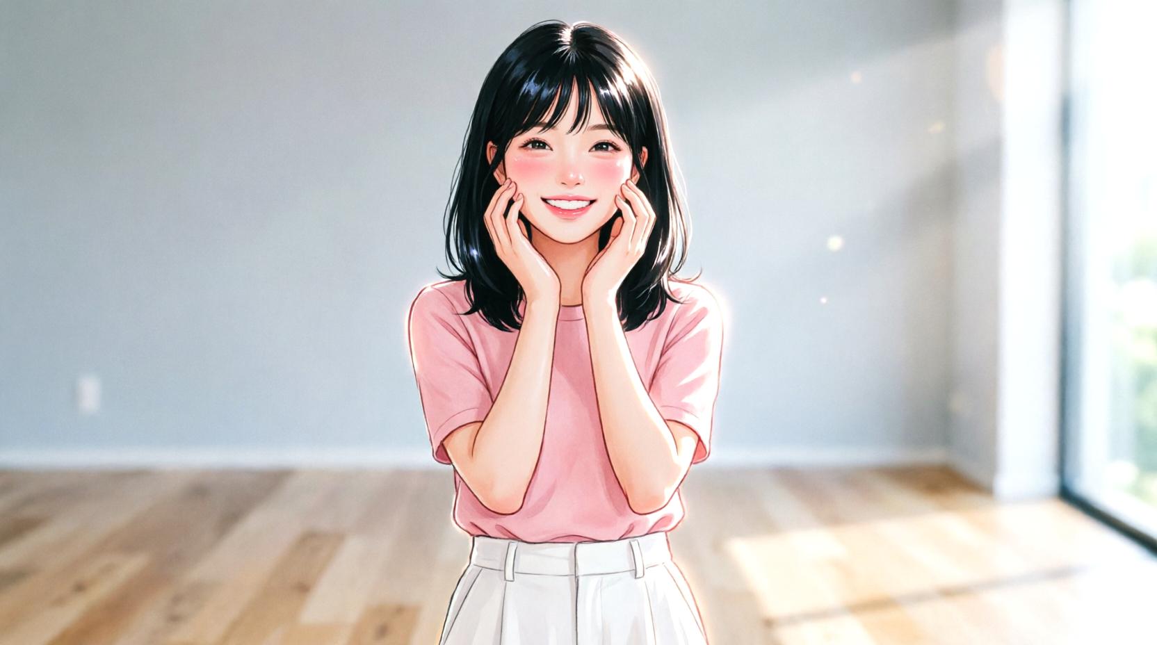洗顔クリームと正しいスキンケアで透明感のある肌を目指す大人の女性