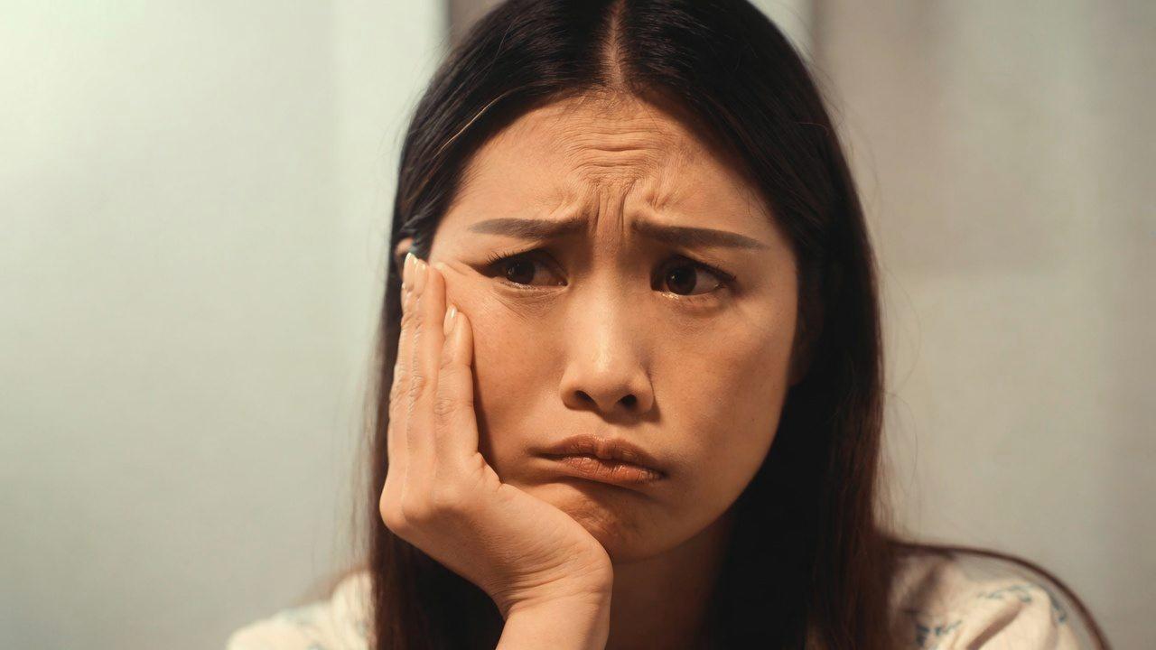 日焼け止めミストの使い方を確認する女性