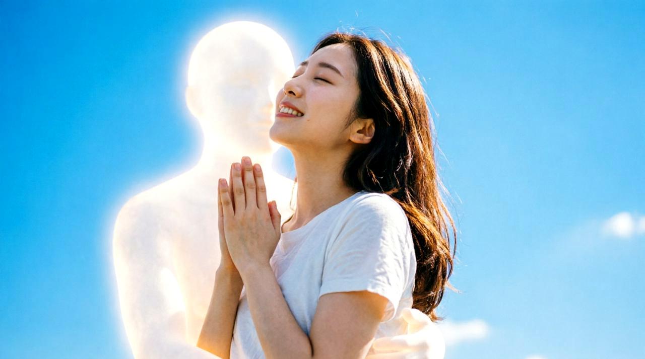 鏡の前で美脚を確認し自信に満ちた笑顔の女性