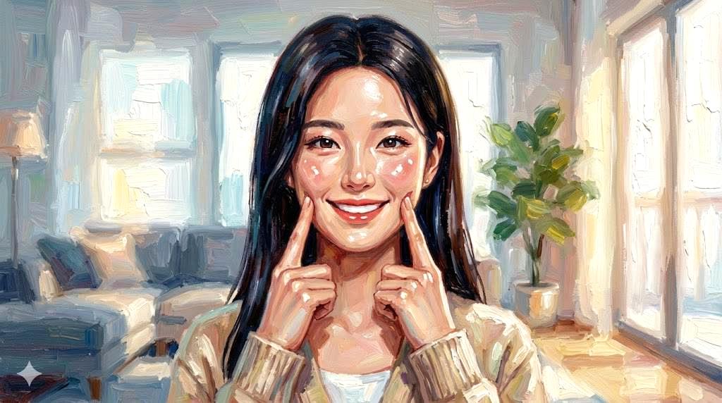 肌が改善した女性のビフォーアフター