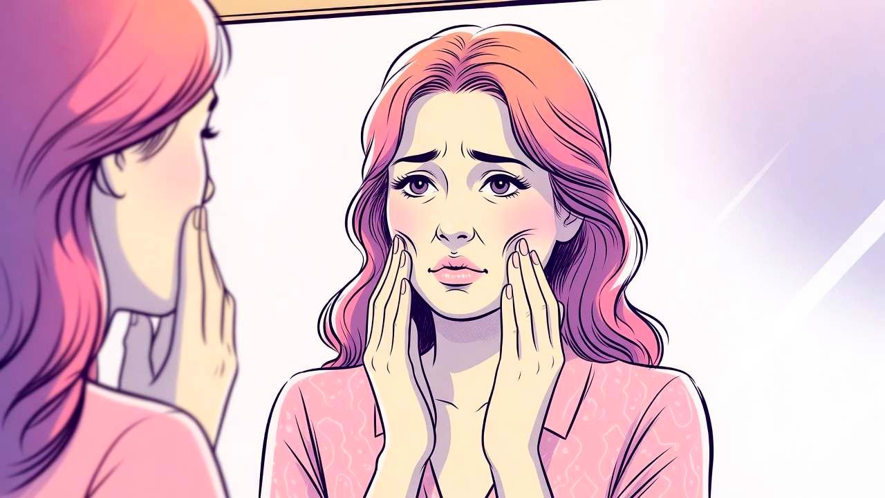 良質な睡眠で健やかな肌を手に入れた女性のイメージ