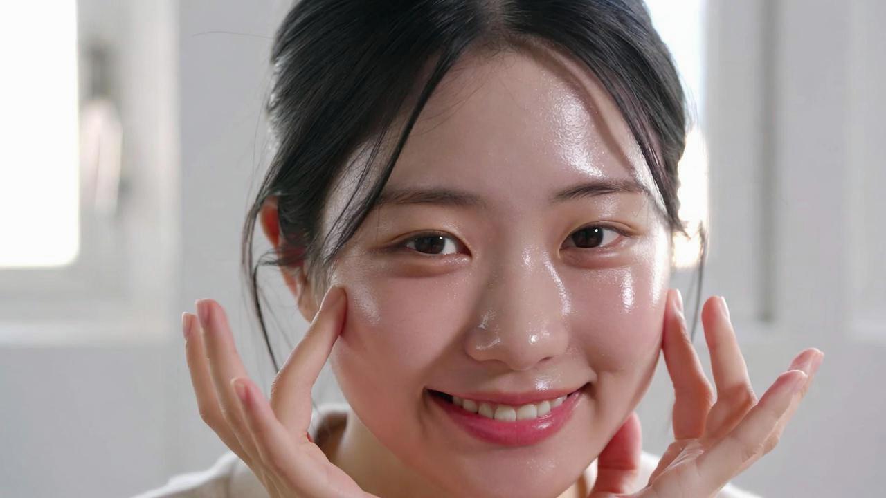 仕事の昼休みに美容ケアを楽しむ女性のイメージ