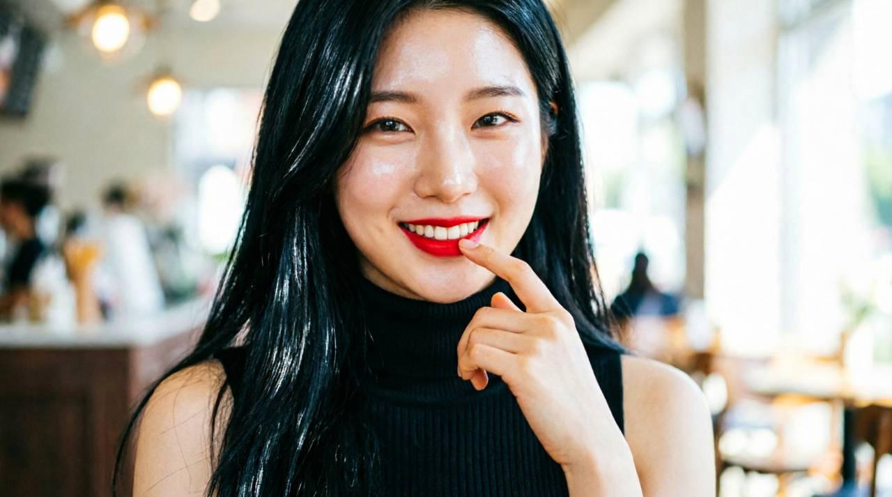 保湿しながら洗顔ケアをする女性のイメージ