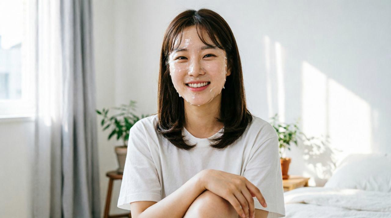 バスソルトを使った贅沢な入浴習慣で美肌を目指す女性のイメージ