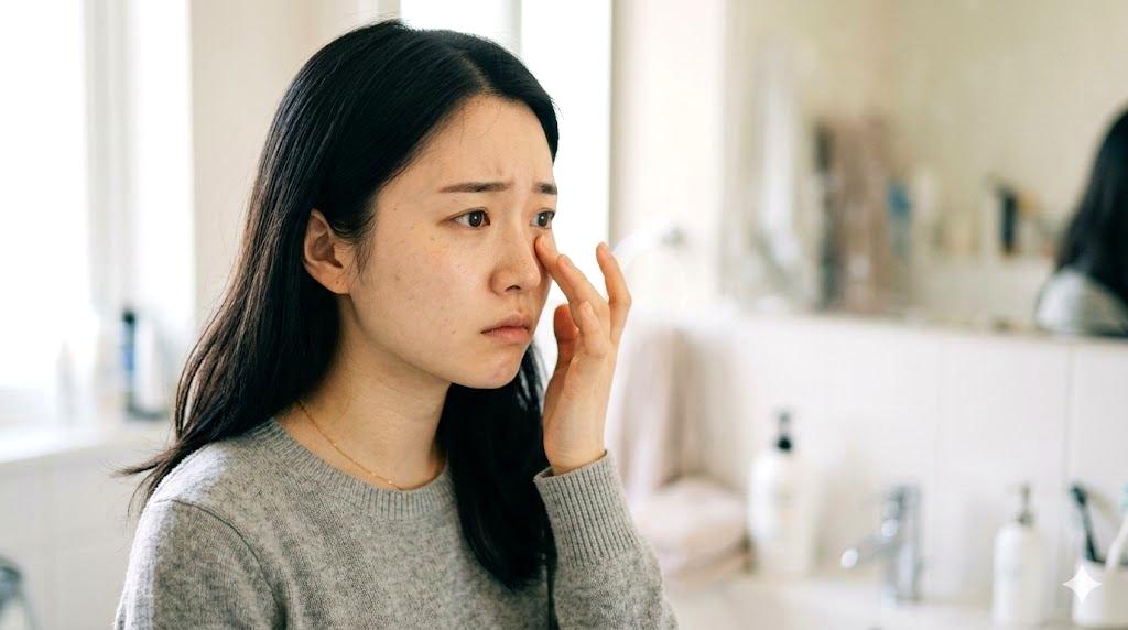 玄米美容のよくある疑問や注意点をチェックしている大人女性のイメージ