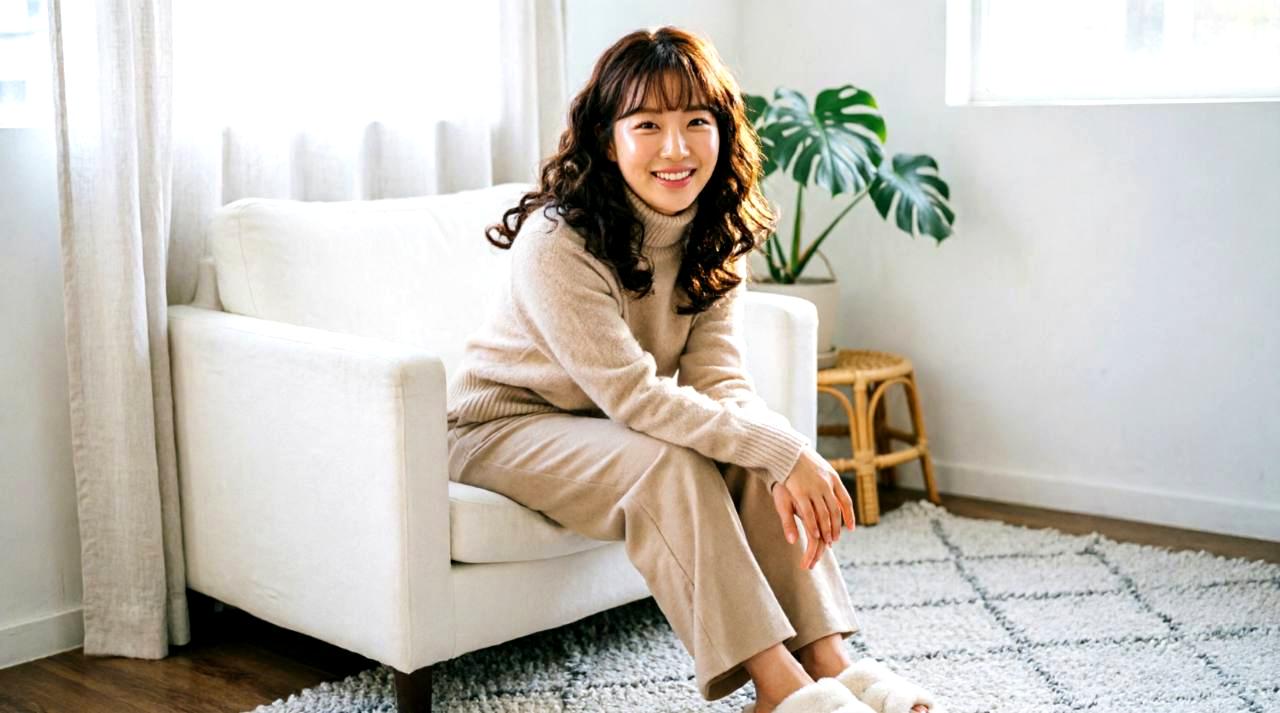 若々しくハリのある手の甲を優しく撫でる女性の指と、背景に並ぶ今日のドリンクたち