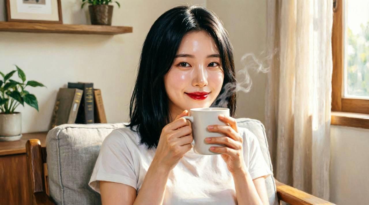 水分不足の乾燥肌を食事で内側から潤す栄養豊富なメニューと美しい肌のイメージ
