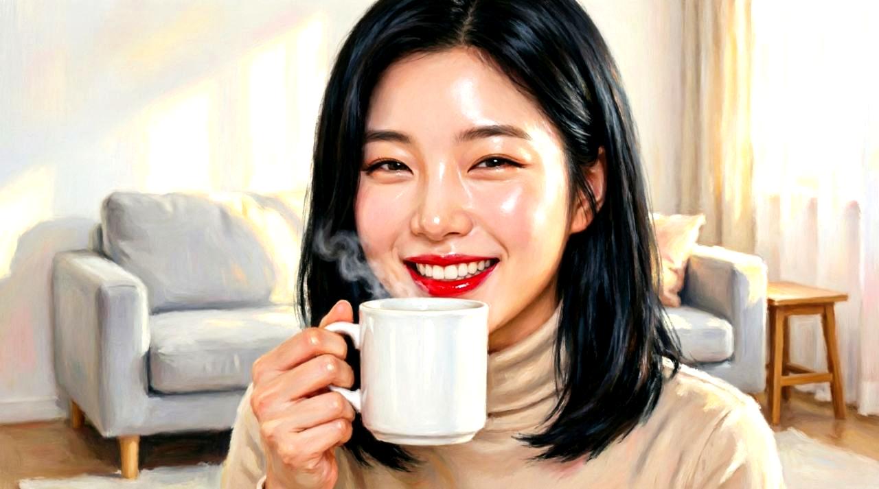 スマホ画面のブルーライトと、ハリのある美肌を対比させたデジタル老化予防のアイキャッチ画像
