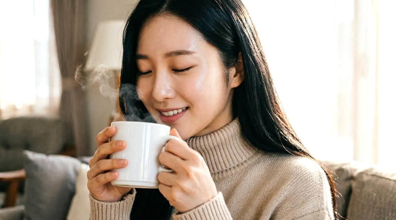 立ち仕事のあとに飲みたいむくみ解消ドリンクのレシピと完成写真を並べた画像