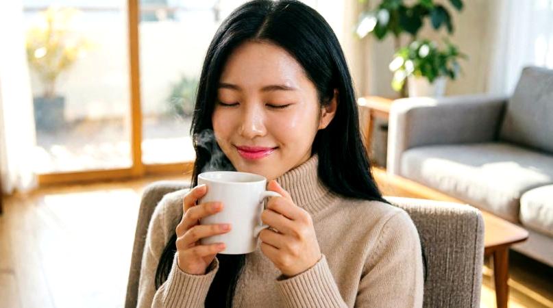 若々しい肌と美しい髪を目指して内側から整える上品な大人の女性
