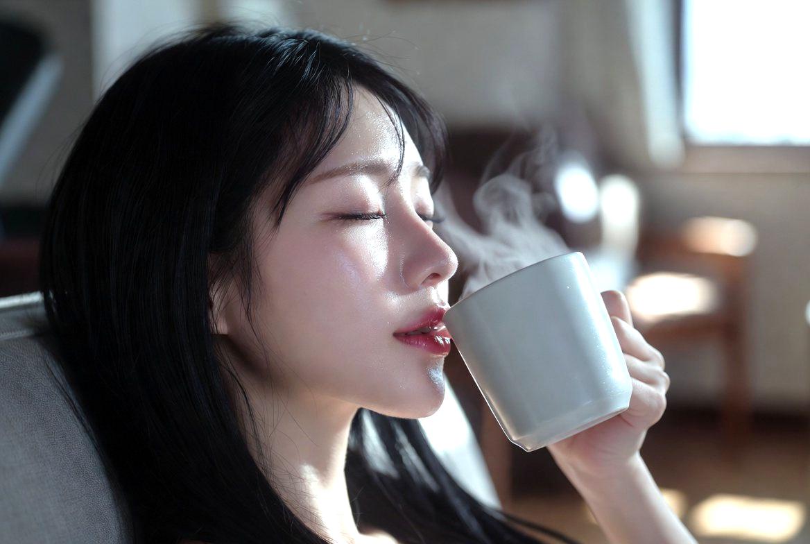 美容ドリンクとインナーケアで手元をケアするイメージ