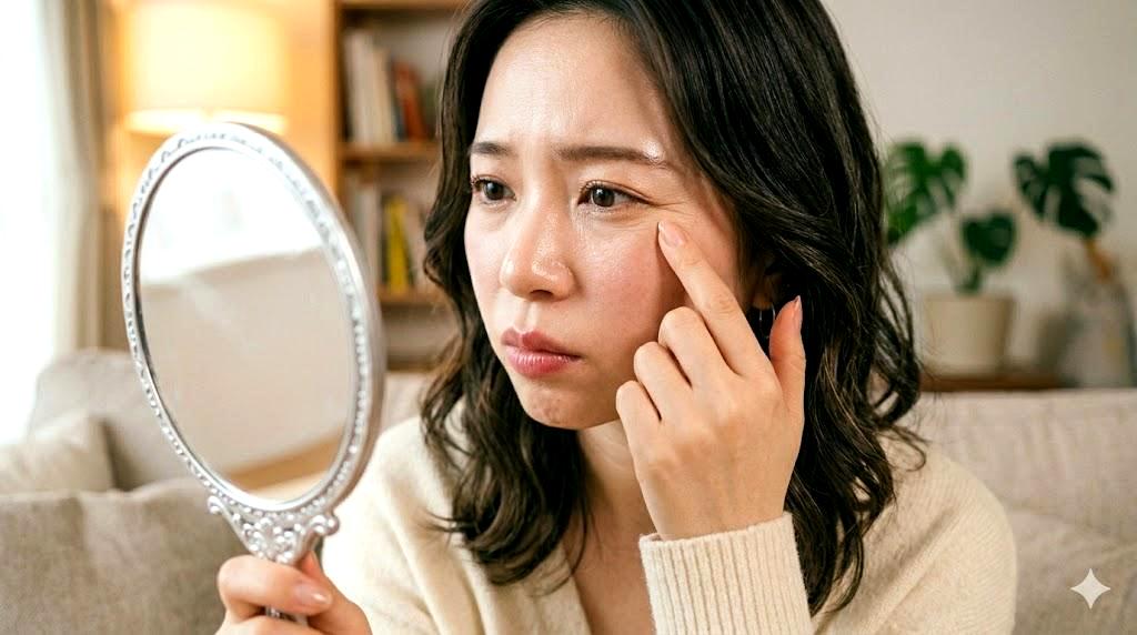 忙しい毎日の中で肌の乾燥とニキビを悪化させる生活習慣のイメージ